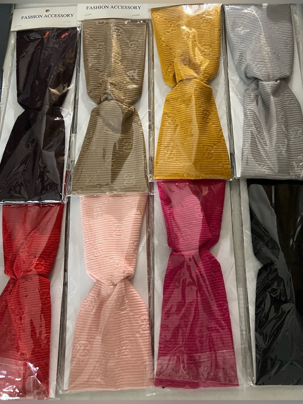 Fashion Ribbed Knot Headband - Multiple Colors - Choose 1